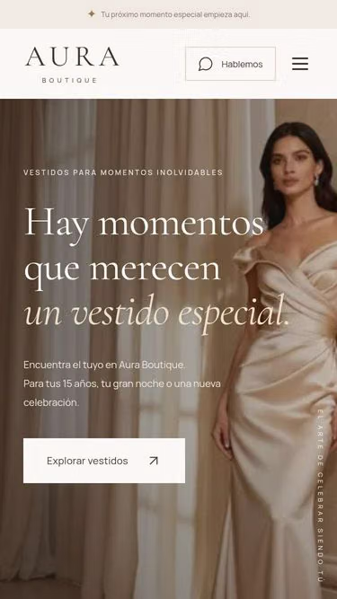 Screenshot of auraboutique.com.mx