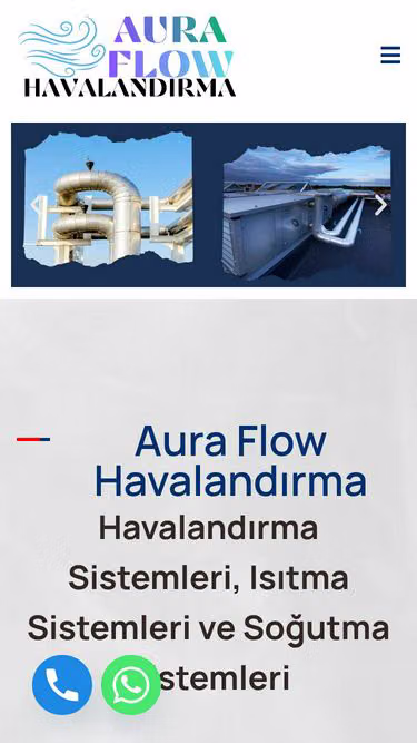 Screenshot of auraflow.com.tr