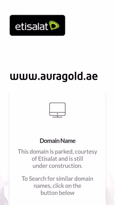 Screenshot of auragold.ae