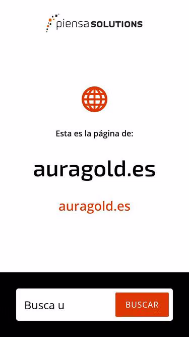 Screenshot of auragold.es
