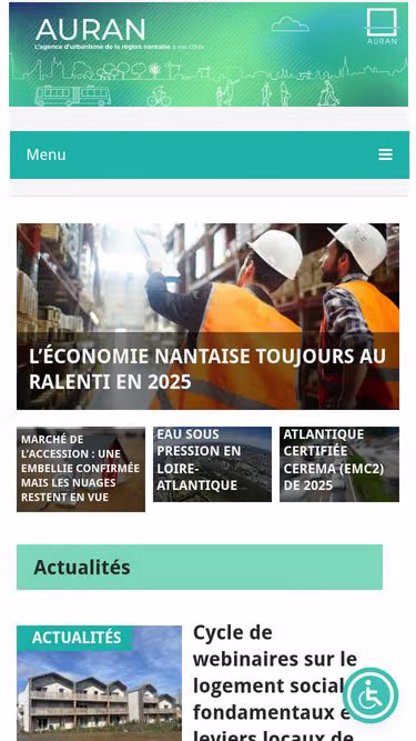 Screenshot of auran.org