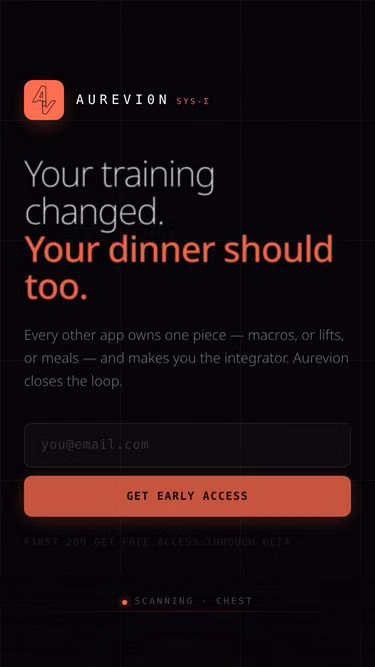 Screenshot of aurevion.ai