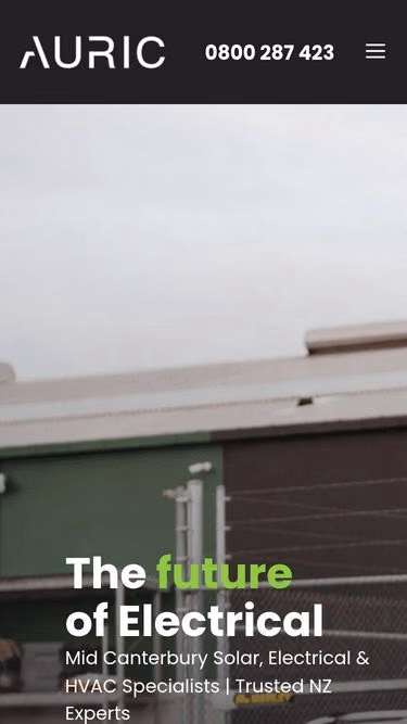 Screenshot of auric.nz