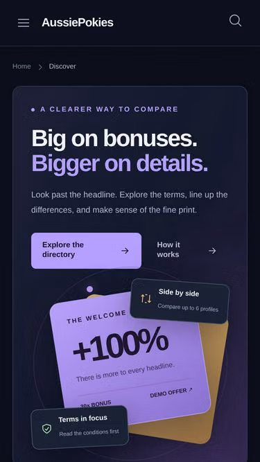 Screenshot of aussiepokies.io