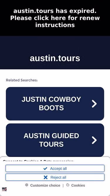 Screenshot of austin.tours