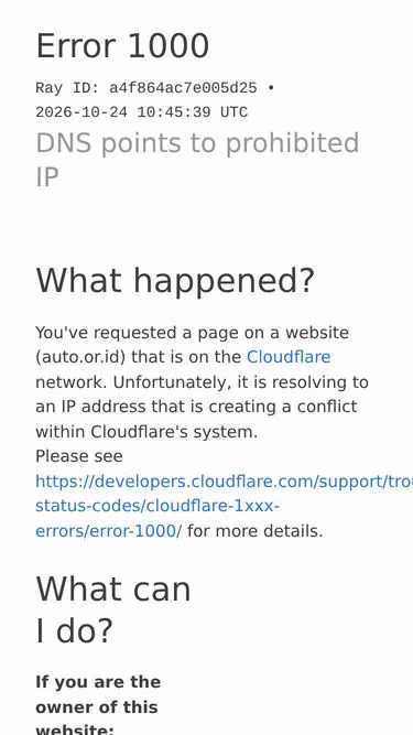 Screenshot of auto.or.id