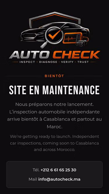 Screenshot of autocheck.ma