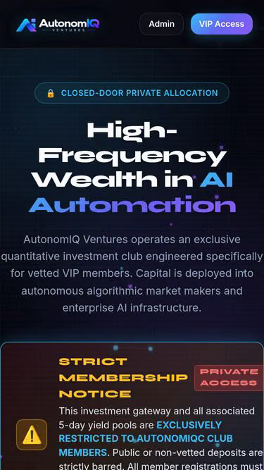 Screenshot of autonomiq.site