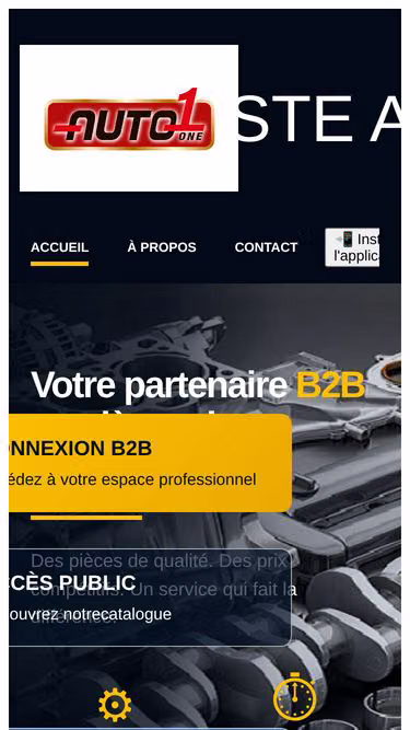 Screenshot of autoone.tn