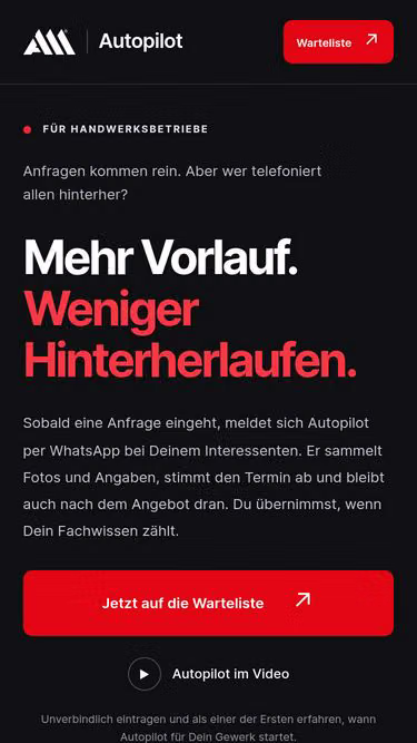 Screenshot of autopilot.de