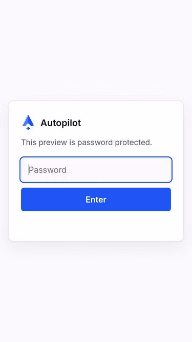 Screenshot of autopilot.finance