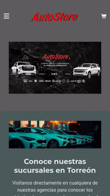 Screenshot of autostore.com.mx
