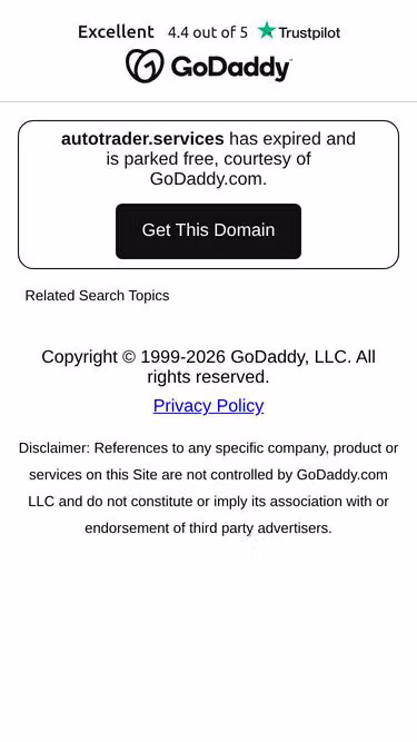 Screenshot of autotrader.services