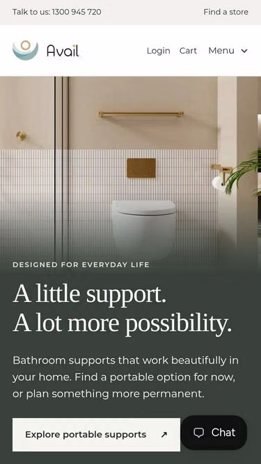 Screenshot of avail.design
