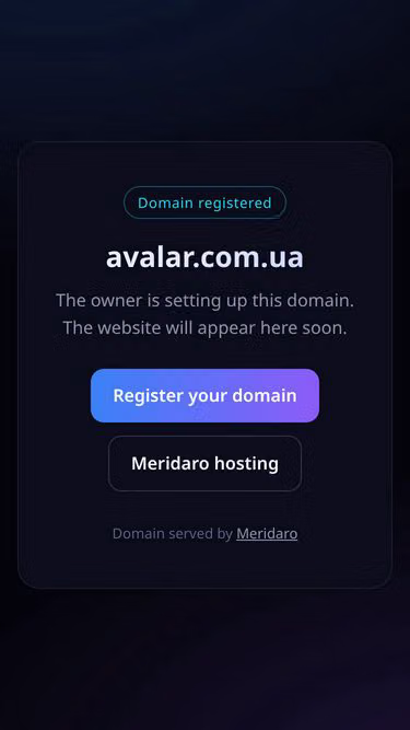 Screenshot of avalar.com.ua