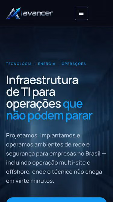 Screenshot of avancer.com.br