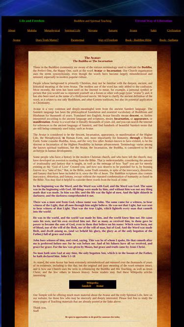 Screenshot of avatar.org