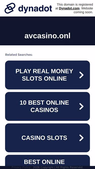 Screenshot of avcasino.onl