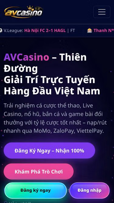 Screenshot of avcasino.xyz