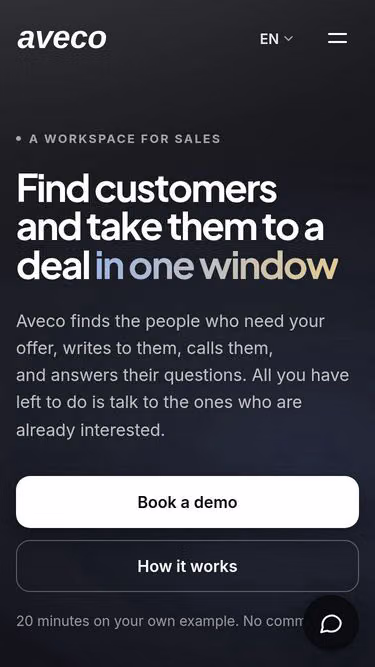 Screenshot of aveco.app