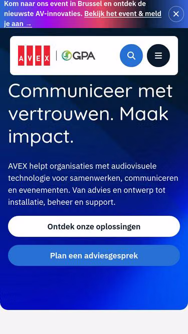Screenshot of avex.group