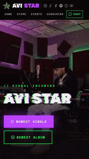 Screenshot of avistar.global