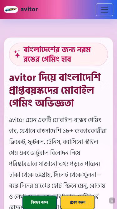 Screenshot of avitor.app
