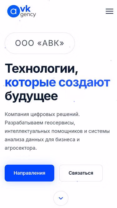 Screenshot of avk.agency