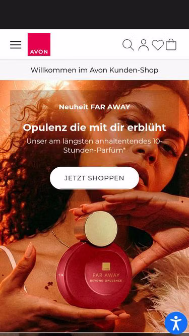 Screenshot of avon.de
