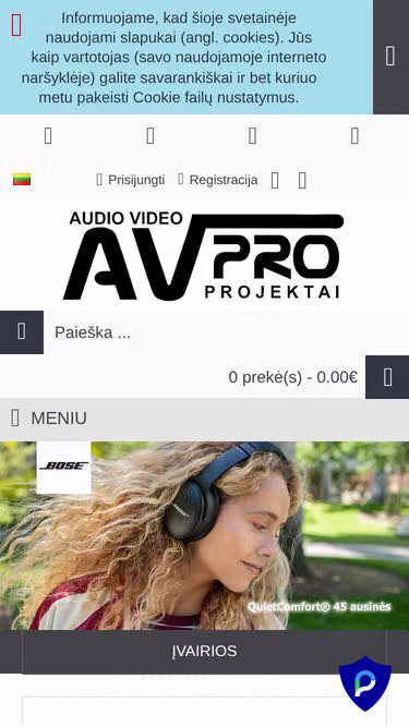 Screenshot of avpro.lt