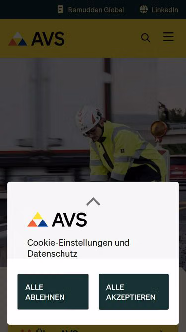 Screenshot of avs.eu