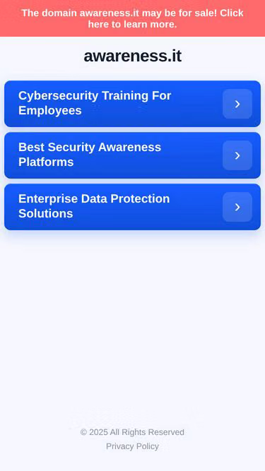 Screenshot of awareness.it