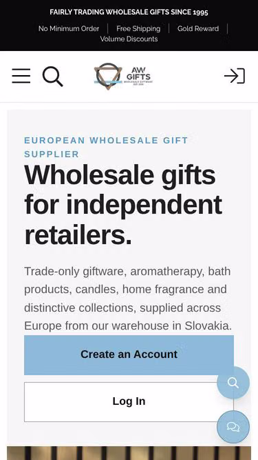 Screenshot of awgifts.store