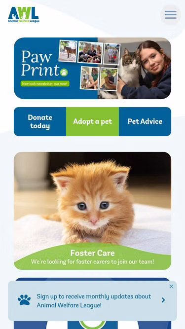 Screenshot of awl.org.au