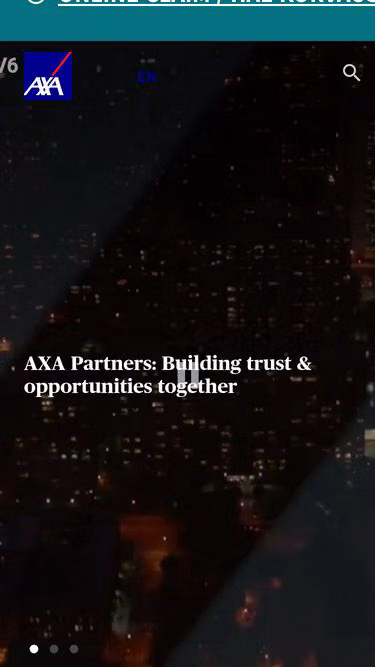 Screenshot of axapartners.fi
