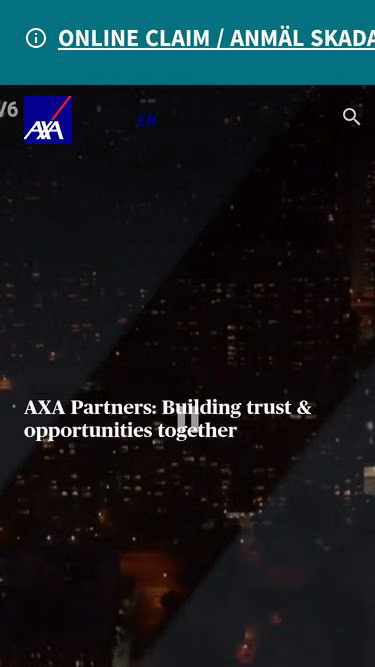 Screenshot of axapartners.se