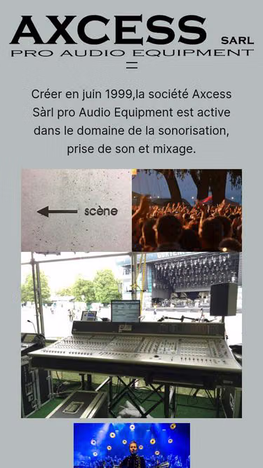 Screenshot of axcess.ch