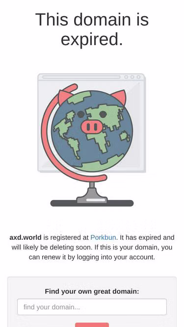 Screenshot of axd.world