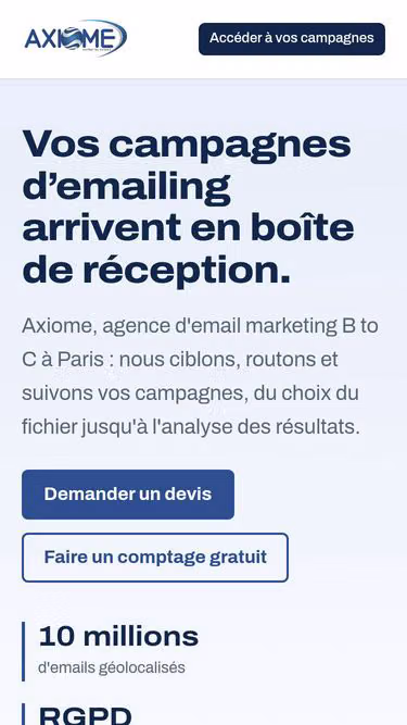 Screenshot of axiome.us