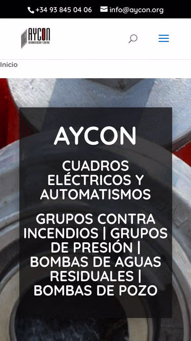 Screenshot of aycon.org