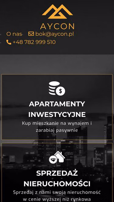 Screenshot of aycon.pl