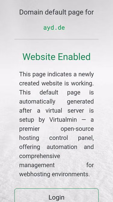 Screenshot of ayd.de