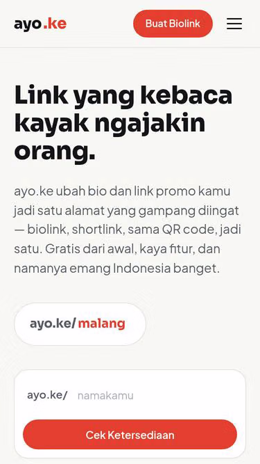 Screenshot of ayo.ke