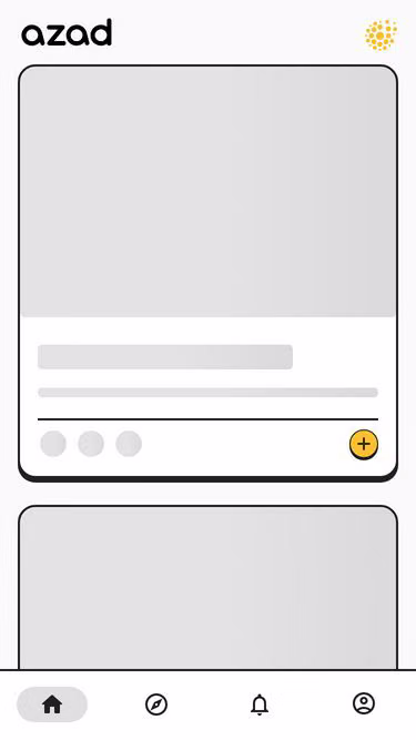 Screenshot of azad.im