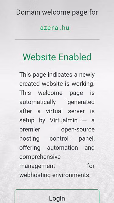 Screenshot of azera.hu