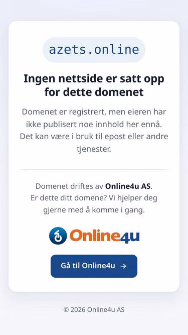 Screenshot of azets.online