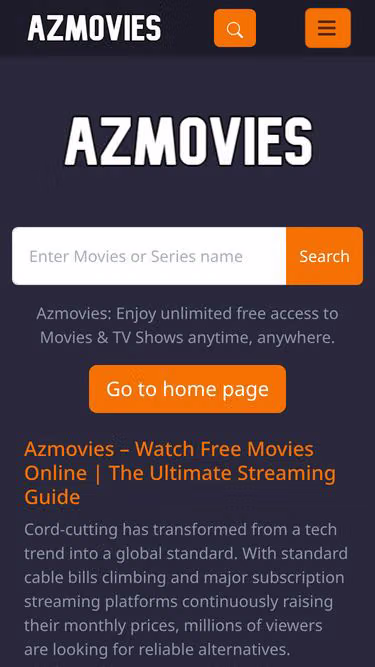 Screenshot of azmovies.pics