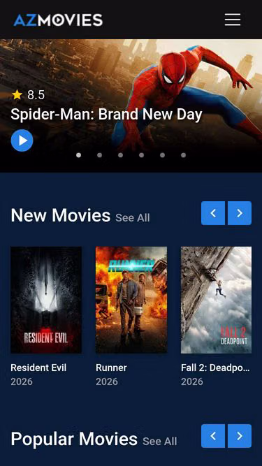 Screenshot of azmovies.pro