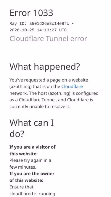 Screenshot of azoth.ing