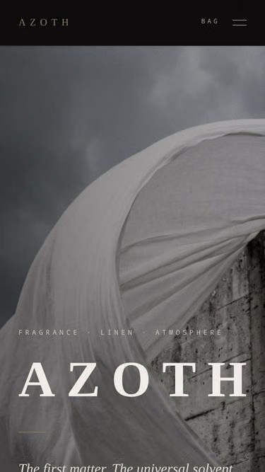 Screenshot of azoth.se